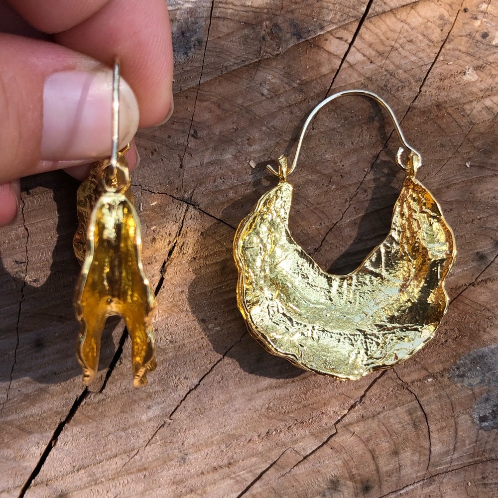 🐚🍃Texture Earrings!☀️ - Picture 4 of 11